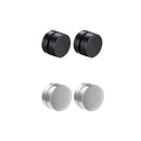 Conjunto com 6 Brincos de Clipe Magnéticos Fortes para Homens e Mulheres, Estilo Punk, Redondos com Zircônia, Sem Furo