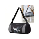 Bolsa de Academia Unissex Feminina e Masculina, Mochila de Ombro e Transversal para Atividades ao Ar Livre, Personalizável, Bolsa Duffel para Viagem, Yoga e Esportes