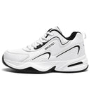 Tênis Masculino Esportivo, Corrida e Caminhada ao Ar Livre, Casual e Confortável, Estilo Fashion, Couro de Designer, Impermeável, Tênis de Tênis Masculino