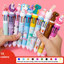 Canetas Infantis de Desenho Animado, 5 a 20 Peças, 10 Cores, Presentes para Crianças, Ideal para Aniversário, Prêmios de Festa, Natal, Casamento, Lembrancinhas e Kits de Carnaval