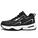 Tênis Masculino Esportivo, Corrida e Caminhada ao Ar Livre, Casual e Confortável, Estilo Fashion, Couro de Designer, Impermeável, Tênis de Tênis Masculino