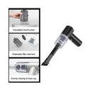 Mini Portable Vacuum Cleaner Portable Rechargeable Professional Wireless Car Cleaning 3 in 1 Blow Puff Makes Powerful Vacuum and...