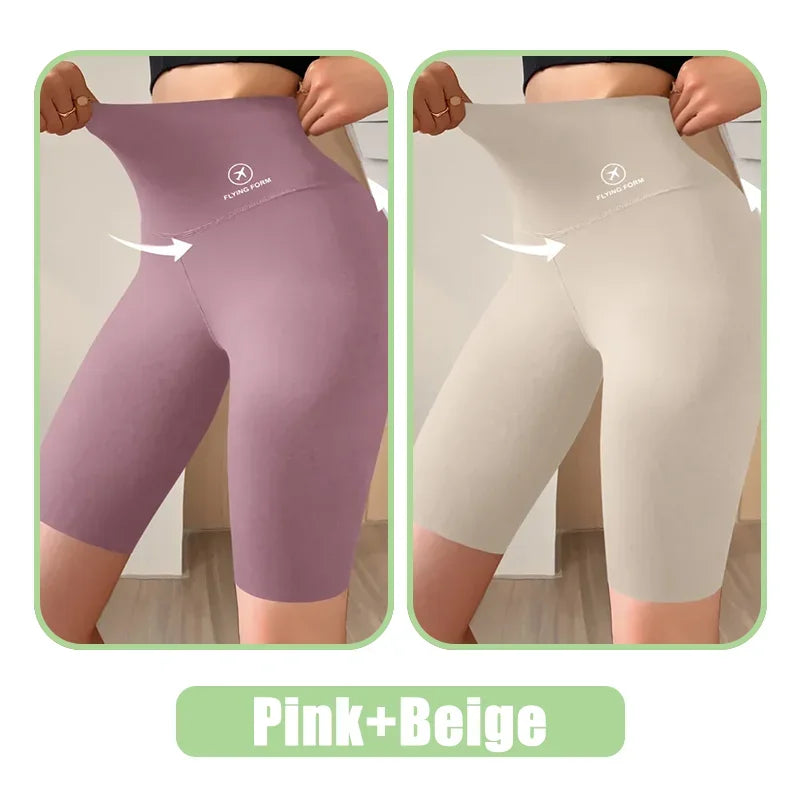 Bermudas Femininas M-XL, Shorts Esportivos para Mulheres, Novos, Ideais para Ciclismo, Corrida e Fitness, Cintura Alta, Efeito Push Up, Shorts de Academia, Leggings para Yoga