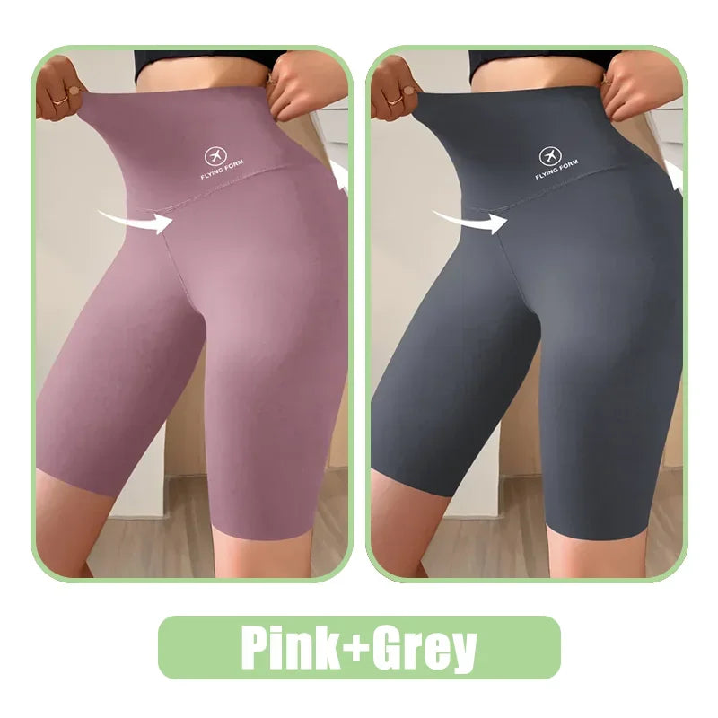 Bermudas Femininas M-XL, Shorts Esportivos para Mulheres, Novos, Ideais para Ciclismo, Corrida e Fitness, Cintura Alta, Efeito Push Up, Shorts de Academia, Leggings para Yoga