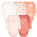 Conjunto com 5 Bodies de Bebê Menino, Roupas para Recém-Nascido, Também para Bebê Menina, 100% Algodão, Macios, com Estampas Novas de Desenhos Animados, Macacões Infantis