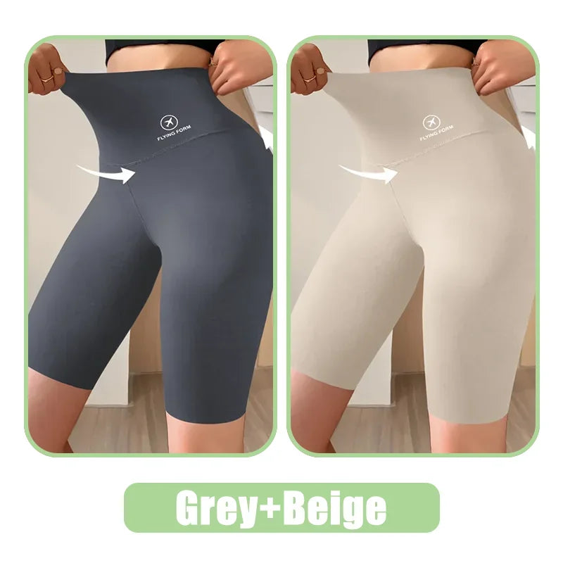 Bermudas Femininas M-XL, Shorts Esportivos para Mulheres, Novos, Ideais para Ciclismo, Corrida e Fitness, Cintura Alta, Efeito Push Up, Shorts de Academia, Leggings para Yoga