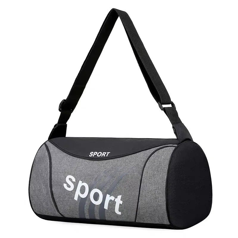 Bolsa de Academia Unissex Feminina e Masculina, Mochila de Ombro e Transversal para Atividades ao Ar Livre, Personalizável, Bolsa Duffel para Viagem, Yoga e Esportes