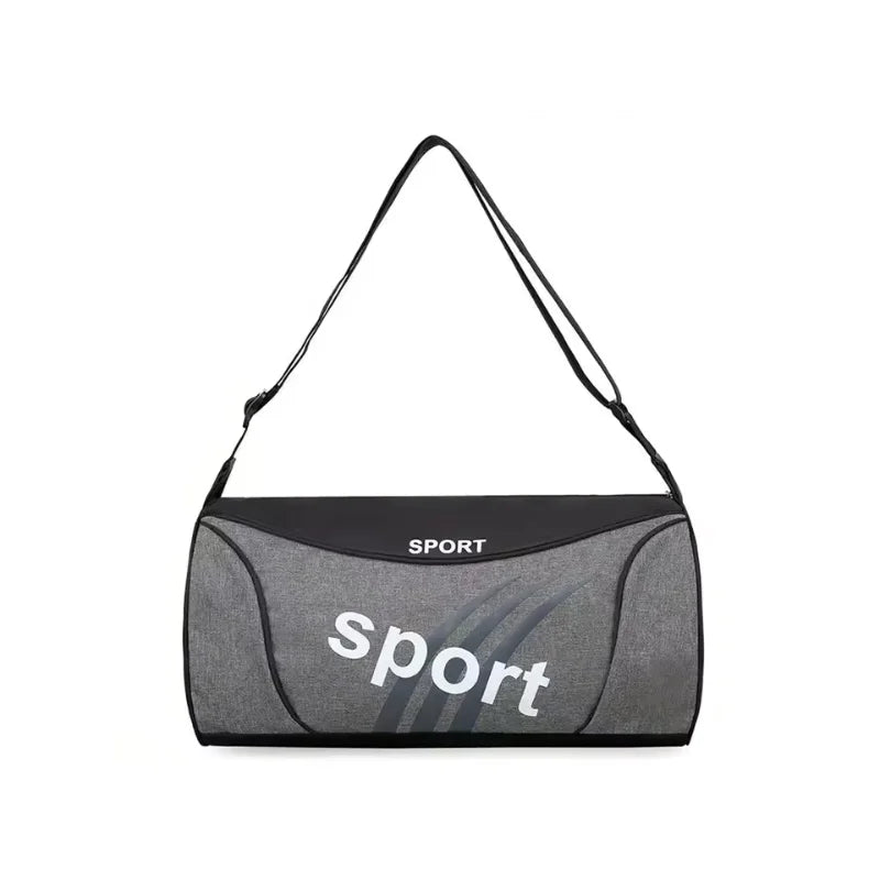 Bolsa de Academia Unissex Feminina e Masculina, Mochila de Ombro e Transversal para Atividades ao Ar Livre, Personalizável, Bolsa Duffel para Viagem, Yoga e Esportes