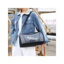 Bolsa de Academia Unissex Feminina e Masculina, Mochila de Ombro e Transversal para Atividades ao Ar Livre, Personalizável, Bolsa Duffel para Viagem, Yoga e Esportes